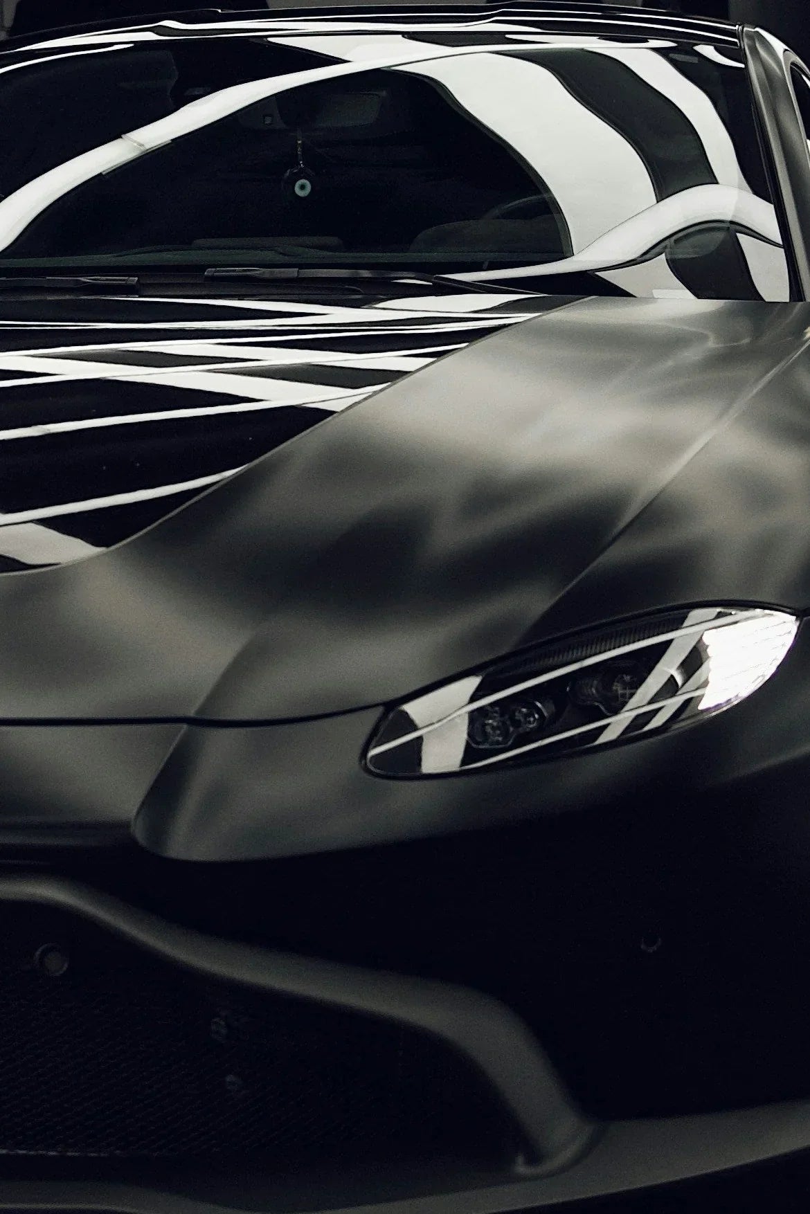 How do you properly clean and maintain matte paint?