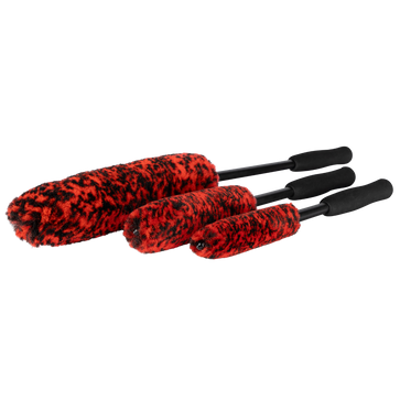 Wheel Woolies Combo Set di spazzole per cerchi morbide